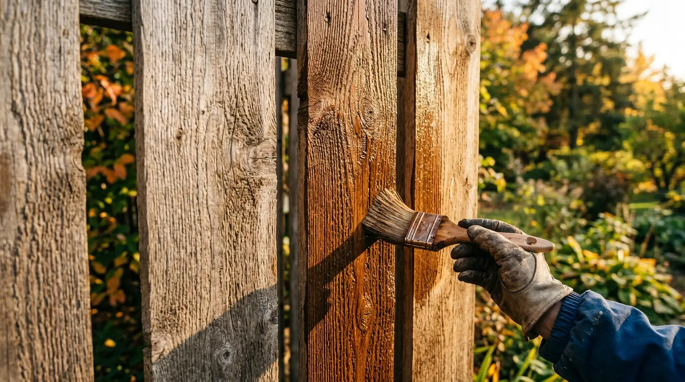 Fence Staining
